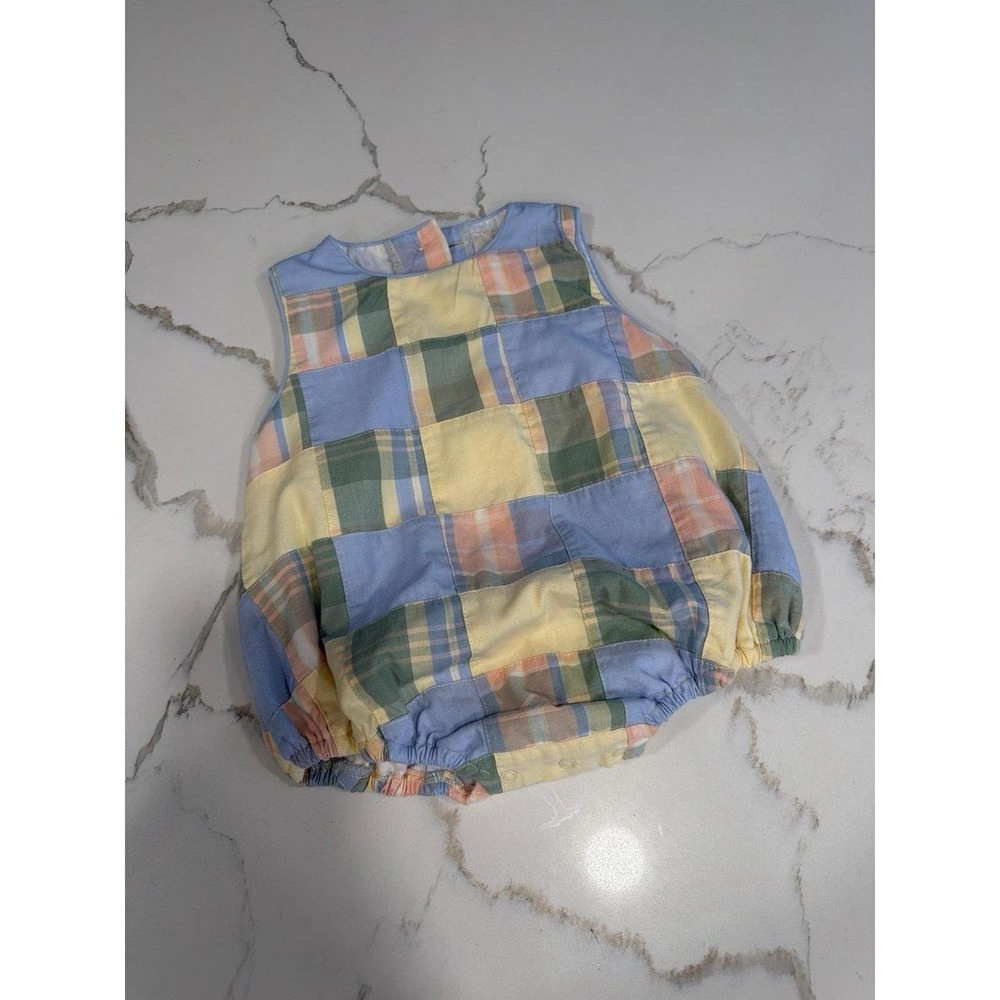 The Beaufort Bonnet Company Benjamin Bubble May River Madras pattern 18-24